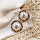 Large Pearl Earrings | Style No. 195