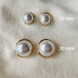 Big Pearl Studs | Style No. 240