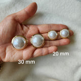 Big Pearl Studs | Style No. 240