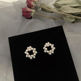 Pearl Stud Earrings Dainty | Style No. 144