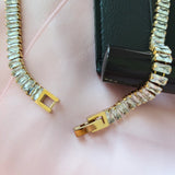 Rhinestone Gold Necklace