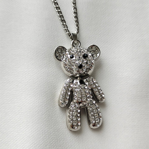 Bear Long Necklace