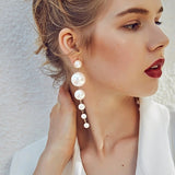 Long Pearl Earrings | Style No. 168