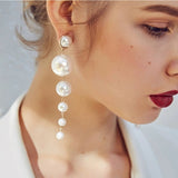 Long Pearl Earrings | Style No. 168