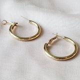 Gold Hoop Earrings | Style No. 104