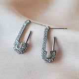 Silver Pin Earrings | Style No. 147