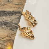 Irregular Shaped Gold Stud Earrings | Style No. 175