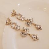 Sparkly Long Crystals Earrings | Style No. 191