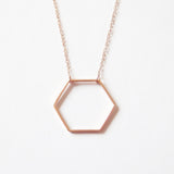 rose gold plated necklace