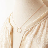 rose gold plated necklace