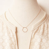 rose gold necklace by Adruzy