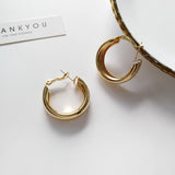 Thick Hoop Earrings | Style No. 123